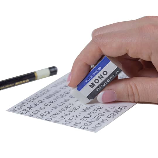 Tombow Mono Medium White Erasers, 3ct.